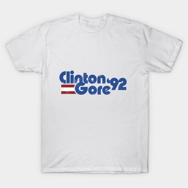 Clinton Gore 1992 T-Shirt by bubbsnugg